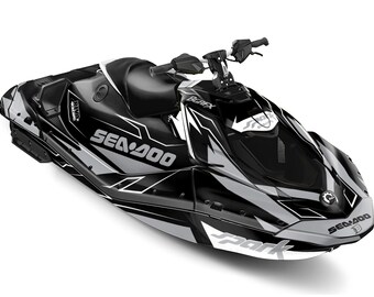 Sea-Doo Spark Trixx グラフィックキット、厚さ23ミルのステッカー