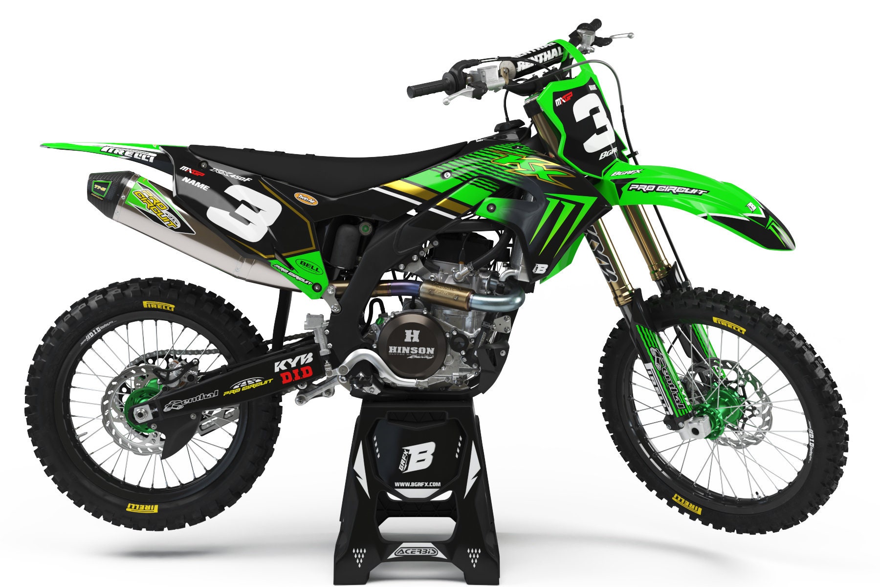 MKYOKO Motocross Sitzbezug Mit Greifstreifen - Für Kawasaki KX KLX Dirt Bikes