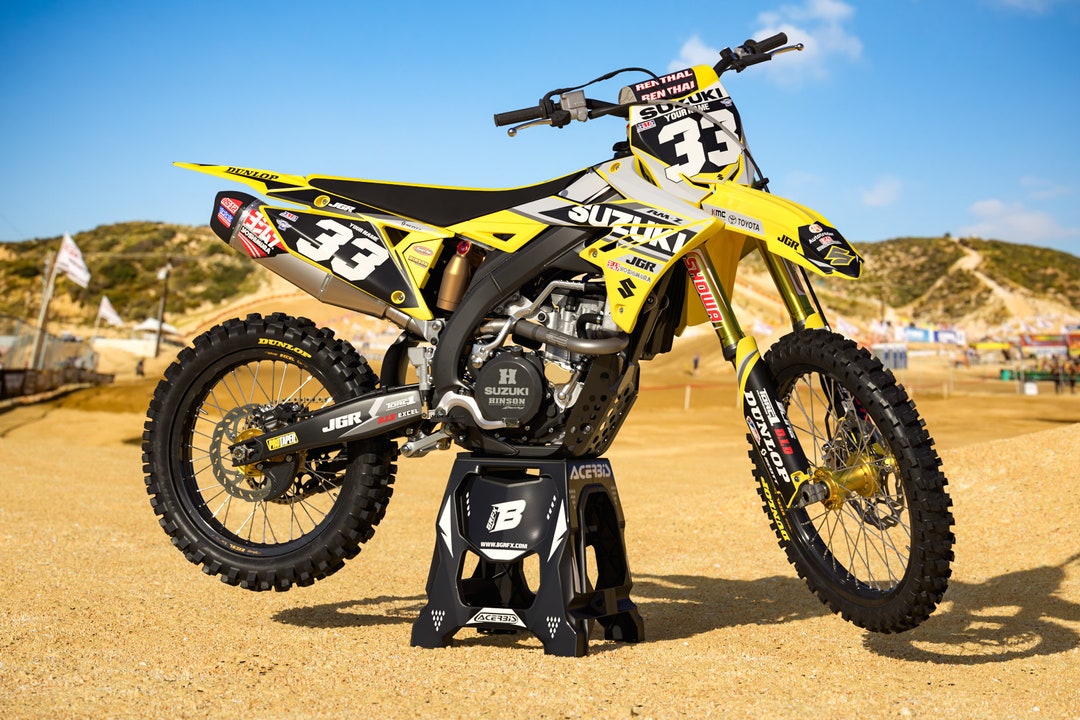 Suzuki Rmz 250-450 2018-2023 Full Graphics Kit With Riders Id. - Etsy
