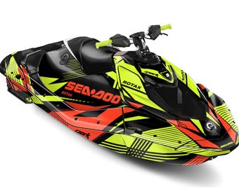 Kit de gráficos Trixx para Sea-Doo Spark, pegatinas de 23 mm de grosor (2024-2025)