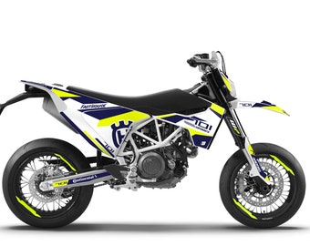 Husqvarna 701 sm enduro 2015-2023 Full Grafik Kit mit Fahrer id.