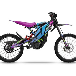 Surron Light Bee X - Sur-ron L1E - Kit completo di adesivi/grafiche per Segway x160/x260 con ID del pilota.