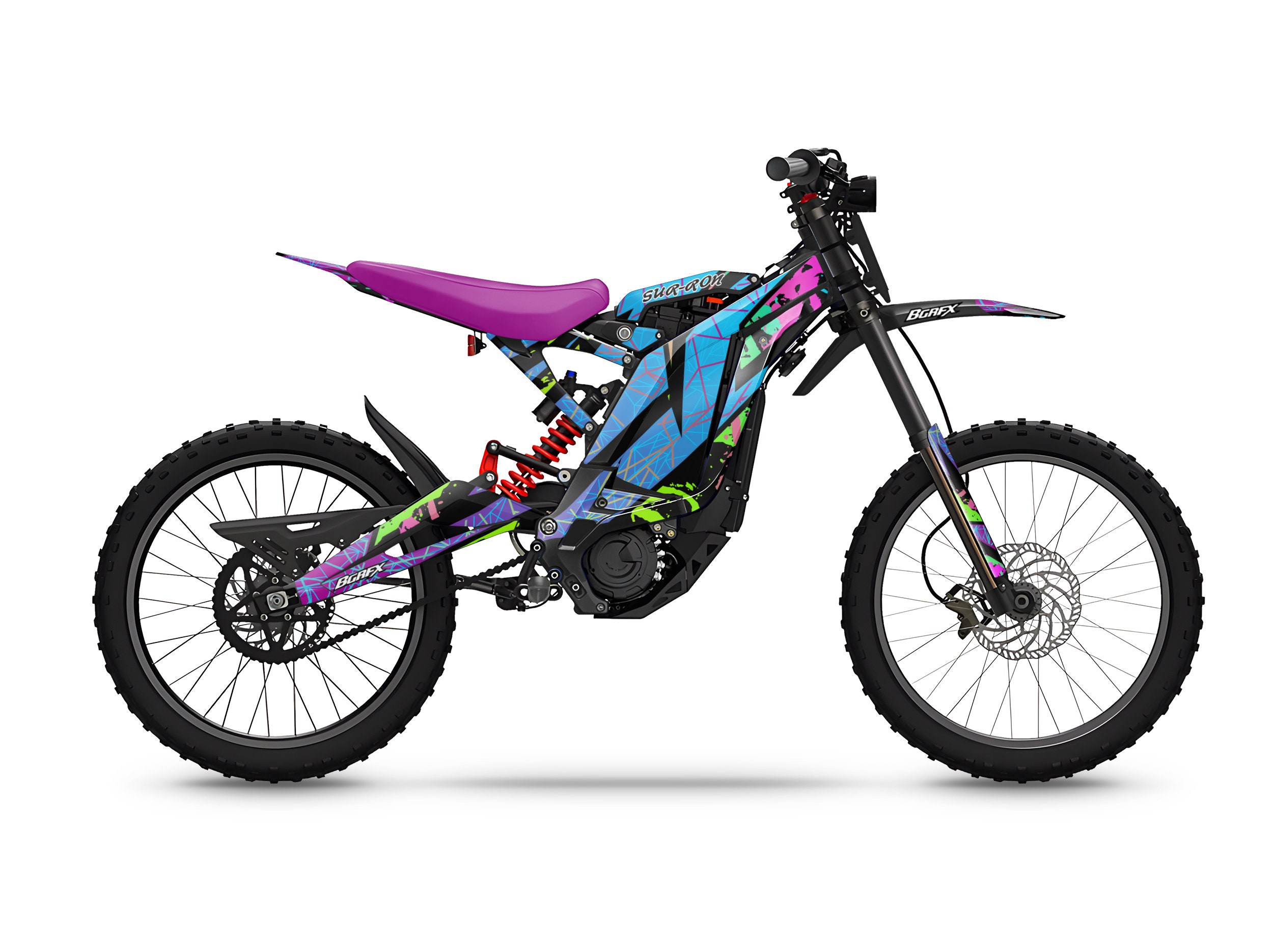 Surron Light Bee X - Sur-ron L1E - Segway x160/x260 Full Graphics / Stickers kit with riders id.