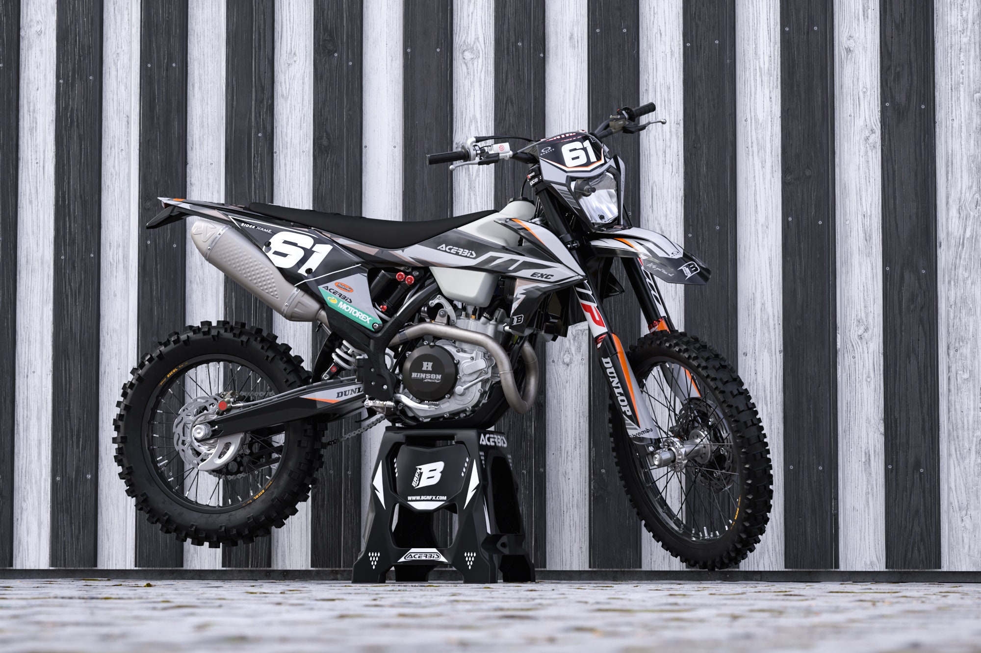 Sticker Set Compatible With Per KTM EXC EXC-F 125 200 250 300 350 450 2020 2022 Mxpkad13855