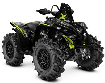 Can-am Renegade Graphics Kit: XXC XMR, 23 mil, Custom Rider ID