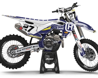 Husqvarna fc-tc fe-te 125-450 2023-2024 Full Graphics kit with riders id.