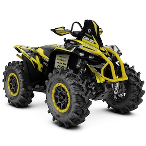 Can-am Renegade G1 G2 2006-2025 XXC XMR Kit complet de graphismes/autocollants de haute qualité de 23 mil d&#39;épaisseur avec identification du pilote.