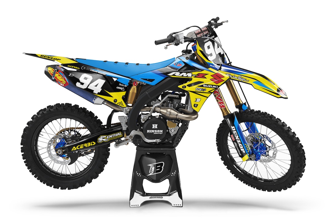 R.M art専用 Suzuki Rmz 250-450 2018-2023 Full Graphics Kit With Riders