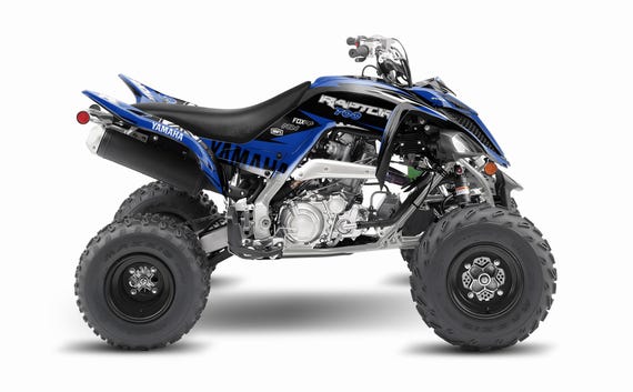 Kit Graphique Yamaha Raptor 700R 2013-2023 - Décalcomanies Vinyl, Turquoise, Personnalisable