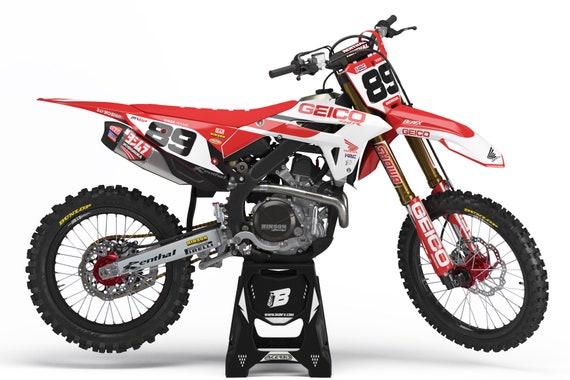 TEAM 4STOKE Grafik Kit Für HONDA 125 CRF 2019-2024 Von