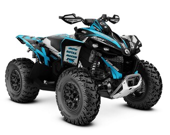 Can-Am Renegade Graphics Kit, 23 mil, Custom Rider ID