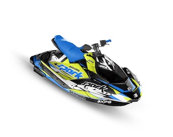 Kit de gráficos Trixx para Sea-Doo Spark (2014-2023) - ID de piloto personalizado