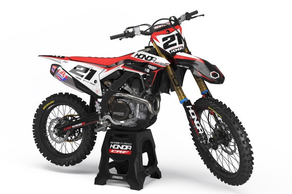 Honda Crf 250-450 2021-2023 Full Graphics Kit With Riders Id. - Etsy