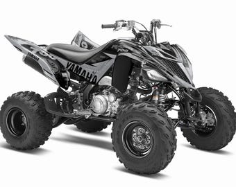Yamaha Raptor 700 700r se 2013-2024 Full graphics / stickers kit High Quality 23 mil thick with riders id.