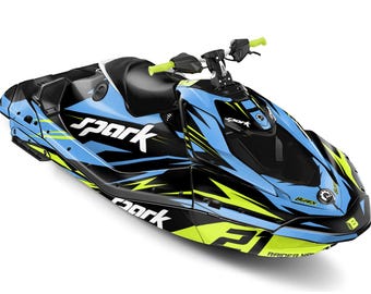 Sea-Doo Spark Trixx Graphics Kit: 2024-2025, 23 mil Thick Stickers