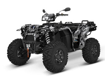 Polaris Sportsman Xp Grafikkit, 23 mil 'Tranced Grey' Design