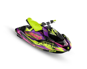 Sea-Doo Spark Trixx Graphics Kit (2014-2023) - Factory V1 Purple Design