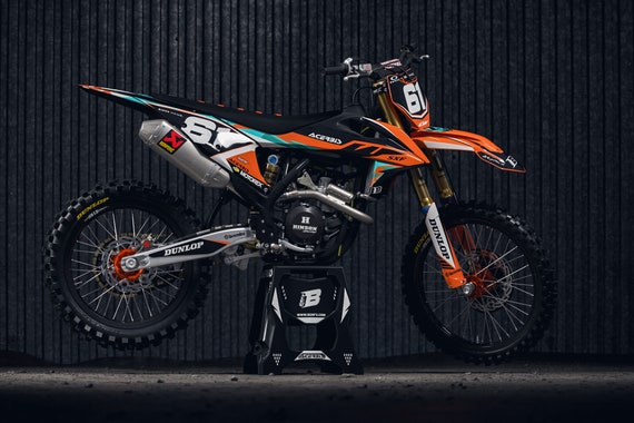 KTM SX SXF 125 250 350 450 2023 2024 Full Graphics Kit With Riders