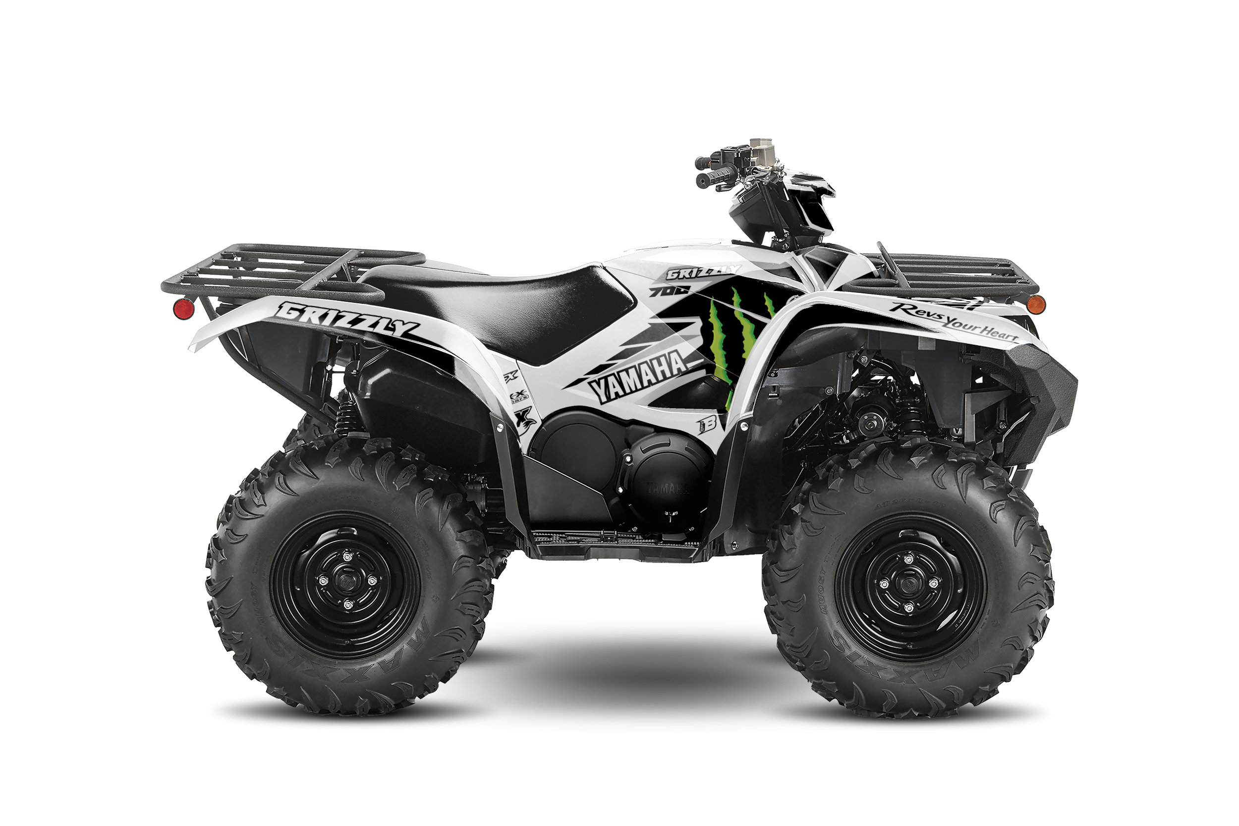 Yamaha Grizzly 700 Graphics Kit (2016-2024) - 23 Mil Thick, Custom
