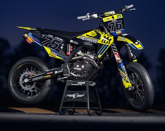 Husqvarna fs-fc-tc fe-te 125-450 2019-2022 Full Graphics kit with riders id.
