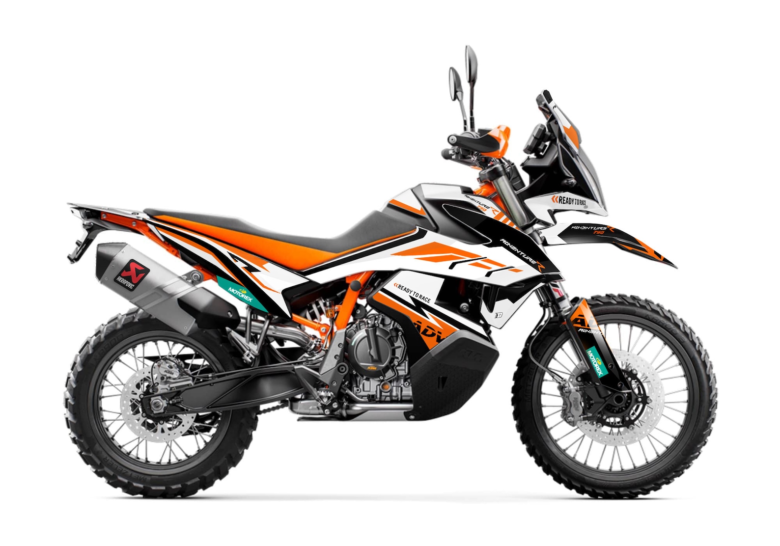 KTM ADVENTURE R 790-890 2018-2022 Original Full Graphics Kit With ...