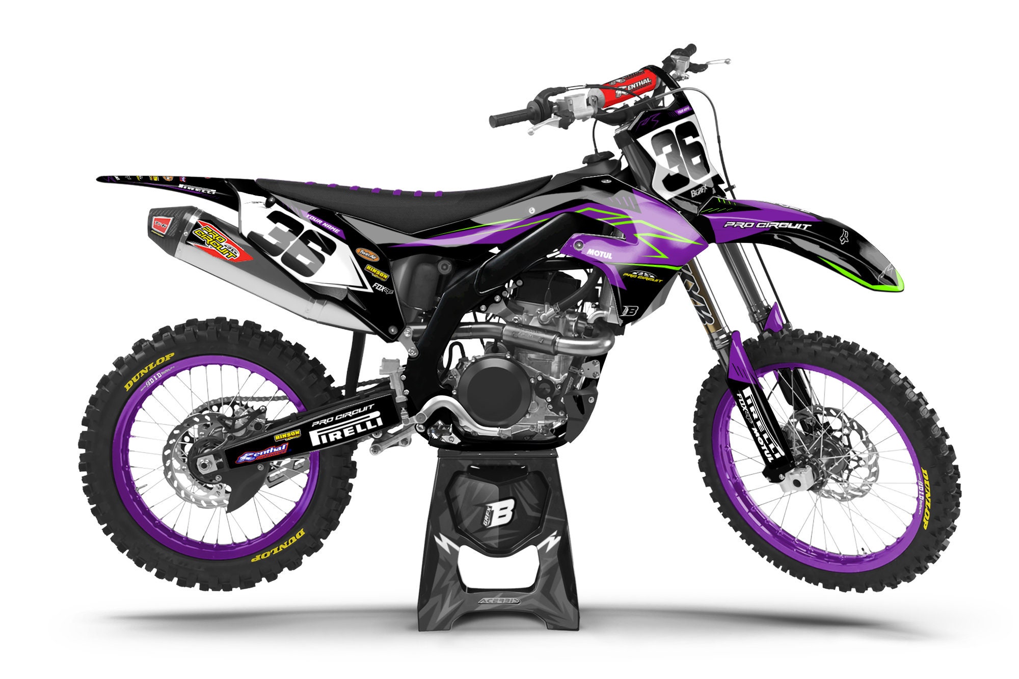 KX250F & CRF450R & 450SX-F 6/1セット New Ray Toys Kawasaki KX450F Factory Team (Jason Anderson)/ Scale