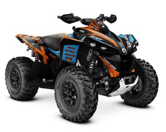 Can-Am Renegade Graphics Kit, 23 mil, Custom Rider ID