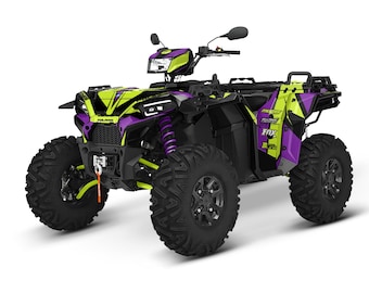Polaris Sportsman Graphics Kit (2020-2025) – Custom ATV Stickers