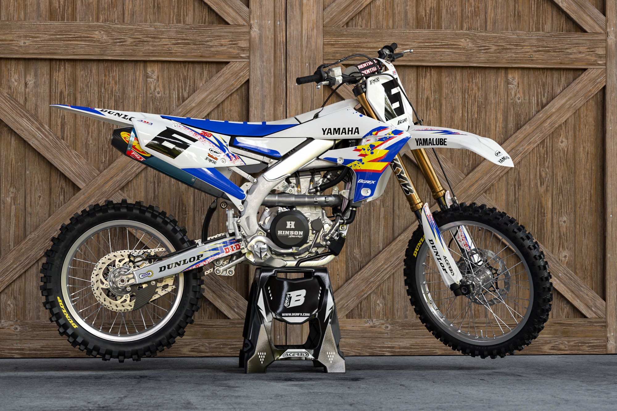 YAMAHA YZF 250-450 2018-2022 Full Graphics Kit With Riders Id. - Etsy