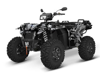 Polaris Sportsman xp Grafikkit (2020-2025), Camo Grey, 23 mil