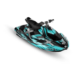 Zestaw graficzny Sea-Doo Spark Trixx, 23 mil, Raced Turquoise