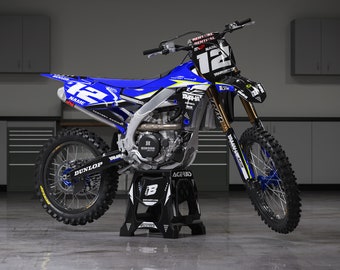 Yamaha yzf 250-450 2018-2022 Full Graphics kit with riders id.