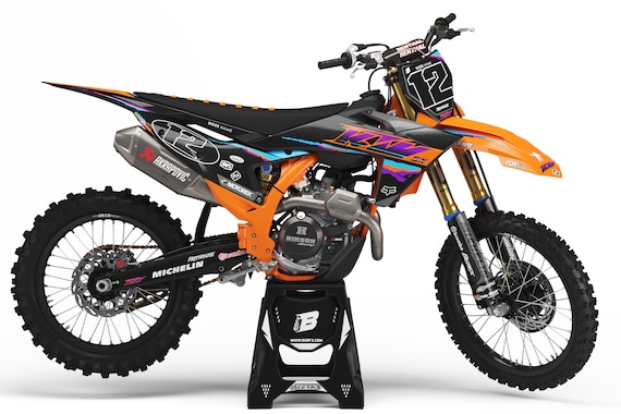 KTM SX-SXF 125-250-350-450 2023-2024 Full Graphics Kit With Riders