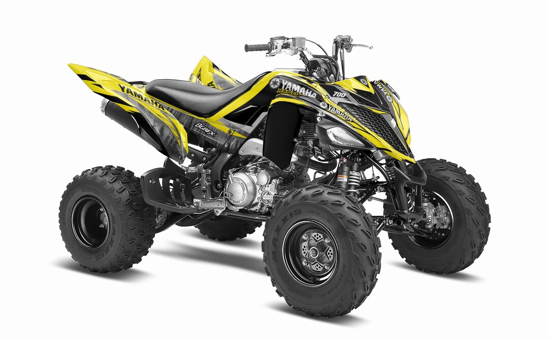 Kit Graphique Autocollant Yamaha Raptor 700 2013-2024 - Personnalisable, Vinyle Orange