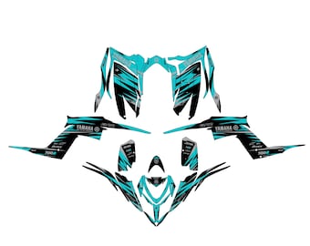 Kit De Graphismes Pour Yamaha Raptor 700R (2013-2024) - Décalcomanie Vinyle Brillant