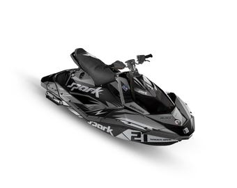 Kit de gráficos Trixx para Sea-doo Spark 2014-2023, diseño gris ataque