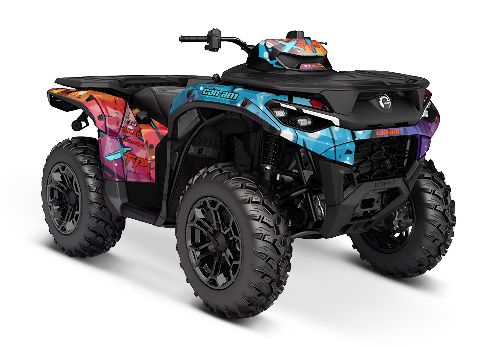 Can-am Outlander G3 850/1000 XXC XTP 2025 Full graphics / stickers kit High Quality 23 mil thick with riders id.