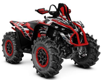 Can-am Renegade G1 G2 2006-2025 XXC XMR Full graphics / stickers kit High Quality 23 mil thick with riders id.