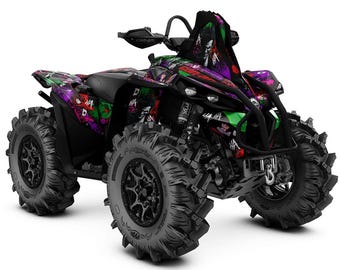 Can-am Renegade G1 G2 2006-2025 XXC XMR Full graphics / stickers kit High Quality 23 mil thick with riders id.
