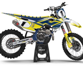 Husqvarna fc-tc fe-te 125-450 2023-2024 Full Graphics kit with riders id.