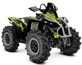 Can-Am Renegade Graphics Kit, XXC XMR, 23 mil Thick Stickers