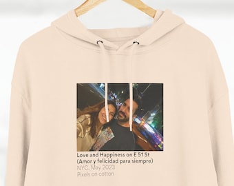 Sudadera con capucha personalizada con fotografía de museo