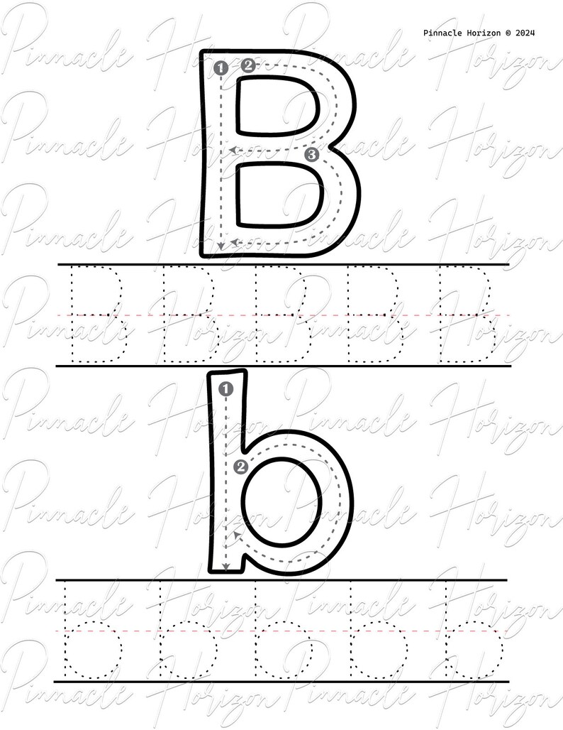Upper & Lowercase Alphabet Tracing Worksheets. Preschool-kindergarten ...