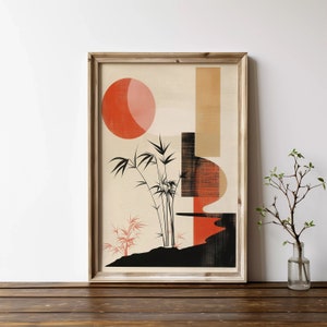 Wabi Sabi Wall Art Printable, Japandi wall art, Minimalist Poster, Zen wall art, Beige Print, Japanese style wall art, Wabi sabi decor