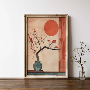 Wabi Sabi Wall Art Printable, Japandi wall art, Minimalist Poster, Zen wall art, Beige Print, Japanese style wall art, Wabi sabi decor