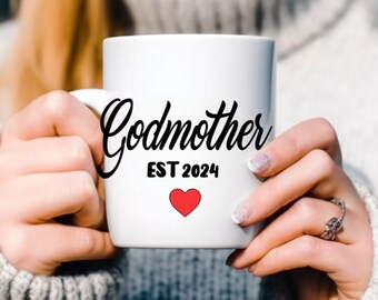 Fairy Godmother mug, Will You Be My Godmother, Godmother Gift, Gift Ideas For Godmother, Godmother Glass, Godmother Proposal