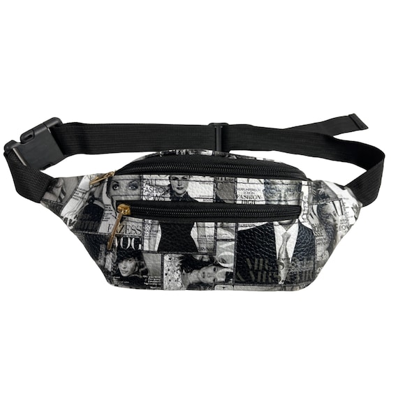 Unbranded Women’s Glossy Vogue Magazine Fanny Pack