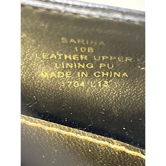Lauren Ralph Lauren Sarina Black Leather Pointy T… - image 7