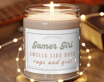 Video Gamer Girl Gift Funny Candle For Video Game Lover Gift Gamer Gift For Her Video Game Friend Gamer Gift for Girlfriend Funny Candle
