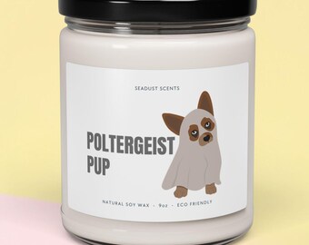 Corgi Gift, Ghost Dog Candle, Corgi Halloween Gift, Cute Spooky Gift, Funny Halloween Candle, Corgi Mom Gift, Corgi Lover, Halloween Dog